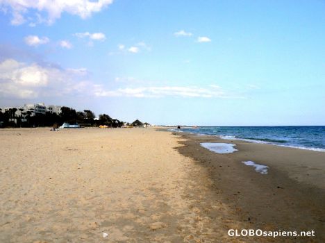 Postcard The beach front