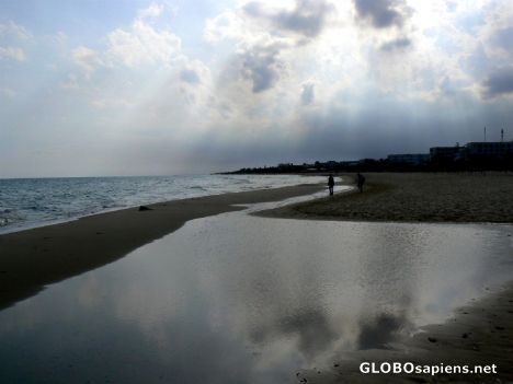 Postcard Beach reflections