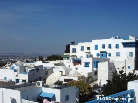 Postcard Sidi Bou Said - inspiration for painters