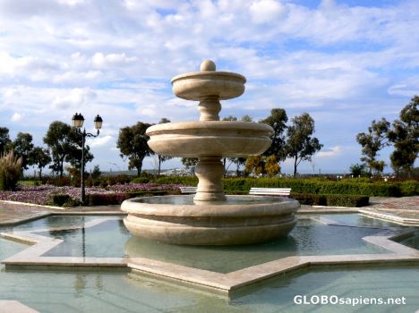 Postcard The fountain