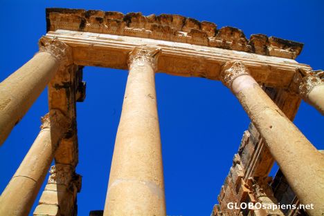 Postcard Sbeitla (TN) - the temple of Juno's front
