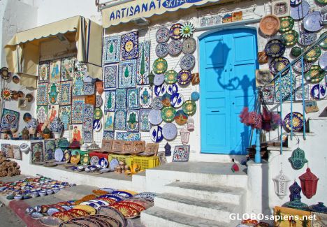 Postcard Tourist Shop