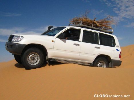 Postcard sahara tunisia
