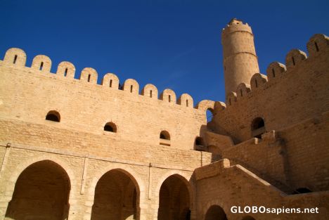 Postcard Sousse (TN) - inside the Ribat