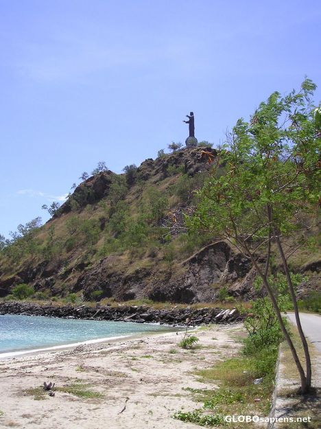 Postcard Jesus Statue,Dili, East Timor