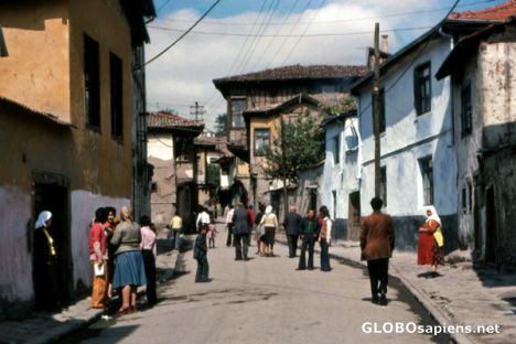 Postcard Old Ankara Neighborhood