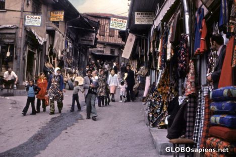 Postcard Ankara old neighborhood