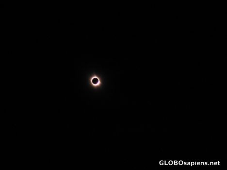 Postcard Solar eclipse in Antalya