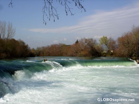 Postcard Manavgat waterfall