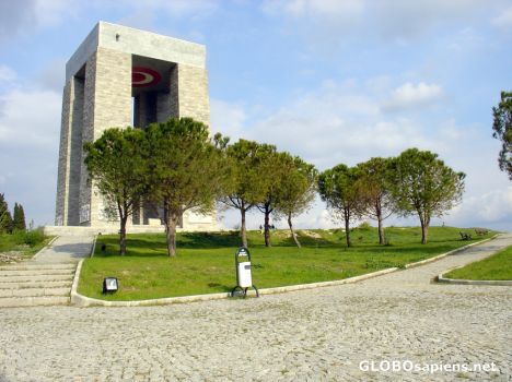 Postcard Canakkale Monument