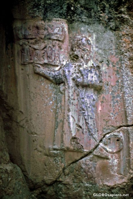 Postcard Yazilikaya Hittite King