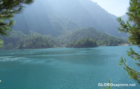 Postcard lake beyşehir