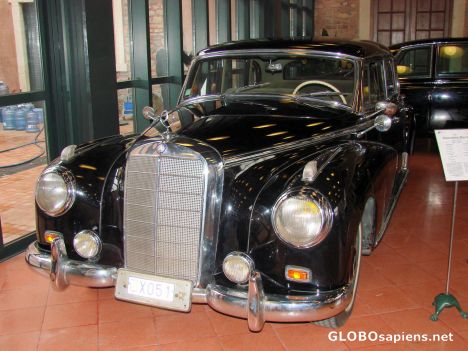 Postcard huge Mercedes