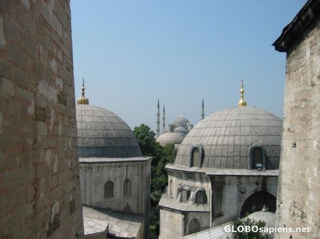 Postcard Sultanhamed from Hagia Sofia
