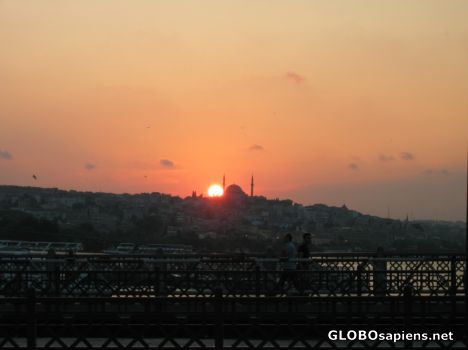 Postcard Golden Horn from the bridge...