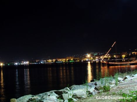 Postcard a nightshot from Ordu