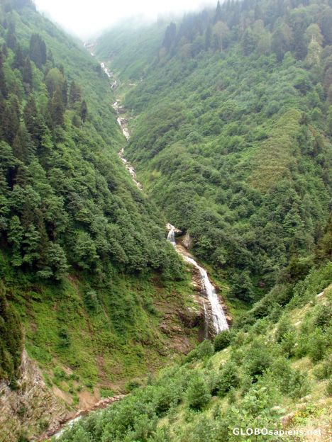 Postcard Gelintulu Waterfall