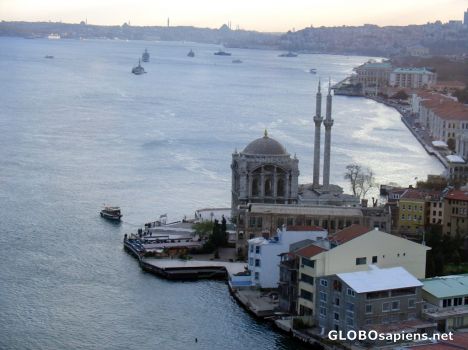 Postcard Ortakoy Mosque