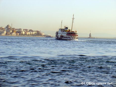 Postcard From European side to Anatolian side
