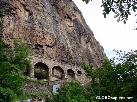 Postcard up to Sumela monastery