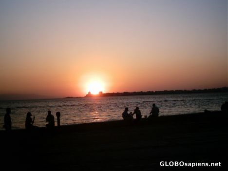 Postcard sunset