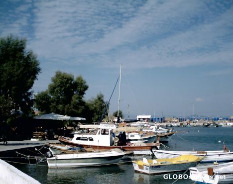 Postcard mordogan marina