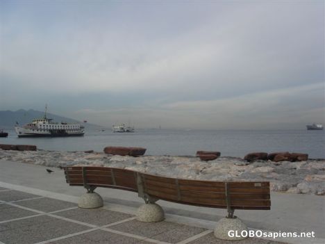 Postcard morning walk in izmir