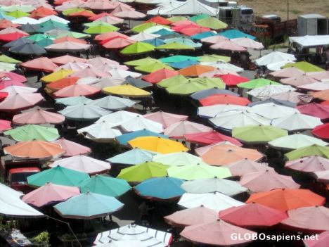 Postcard Bornova Bazaar