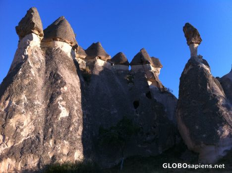 Postcard Pasabagi (TR) - group of fairy chimneys