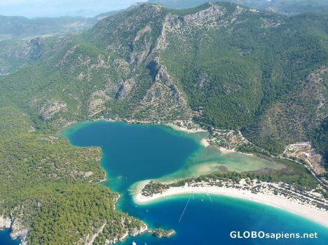 Postcard Paragliding over Ölüdeniz