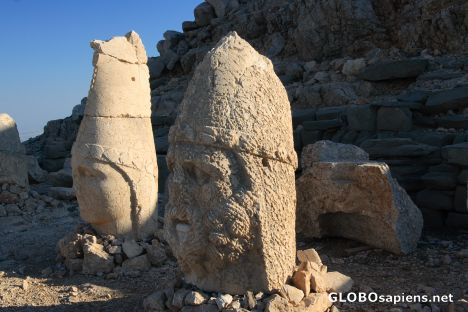 Postcard Heads on Nemrut Dagi