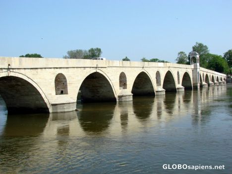 Postcard Meric Bridge