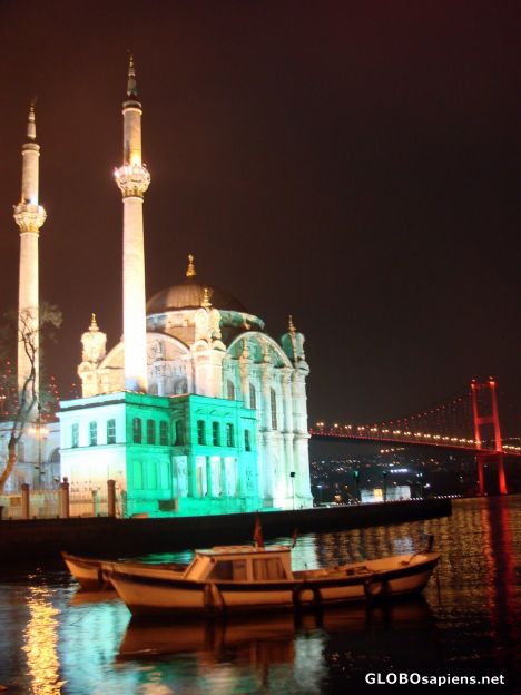 Postcard view from Ortakoy