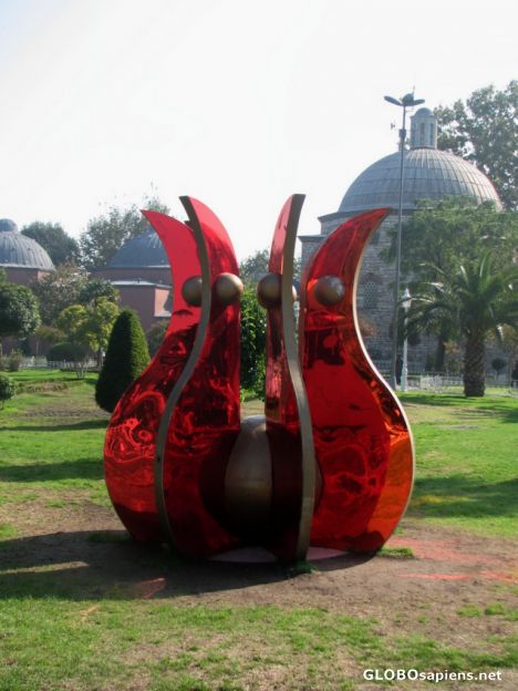 Postcard Istanbul - The City of Tulips