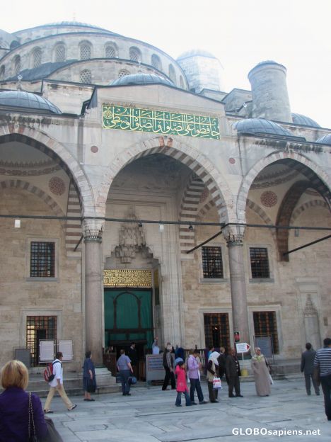 Postcard Entrance to the Mosque