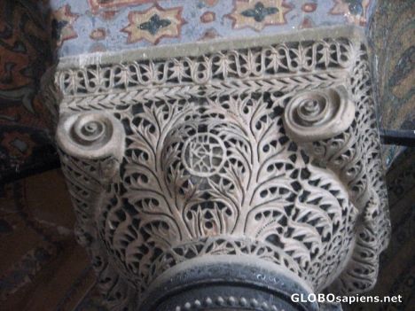Postcard Detail of Corinthian Columns of the Hagia Sophia