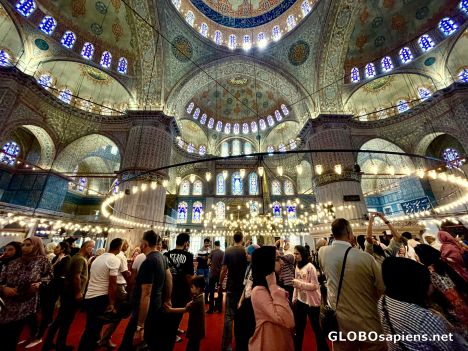 Postcard Visiting the Blue Mosque.