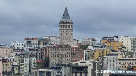 Postcard Galata tower