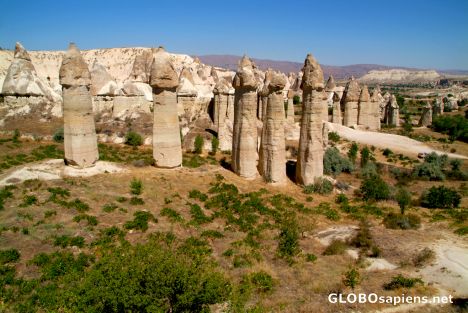 Postcard Göreme (TR) - the Love Valley love rocks