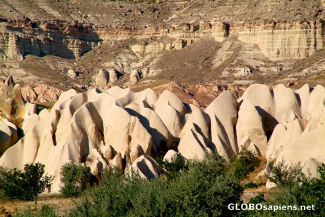 Postcard Göreme (TR) - the White Valley rocks