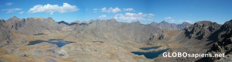 Postcard Yedi goller _ Seven Lakes