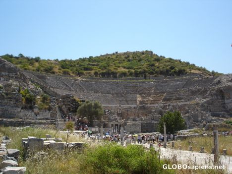 Postcard Amphitheater at Ephesus
