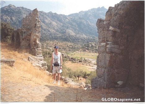 Postcard Ruins of Heraklia at Bafa-lake