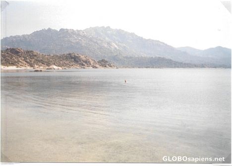 Postcard Swimming in the Bafa-lake