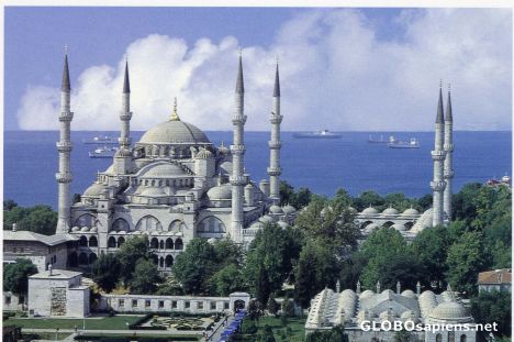 Postcard Blue Mosque