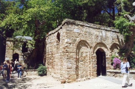 Postcard House of Virgin Mary