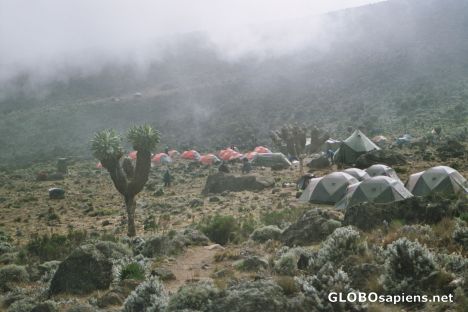 Postcard Baranco Camp 3900m