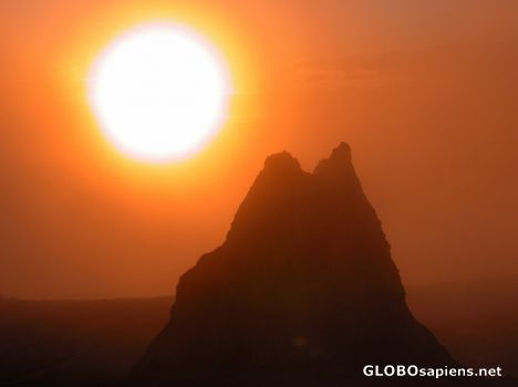 Postcard Sunrise at the Volcano.