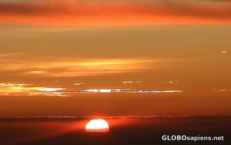Postcard Sunset over Zanzibar