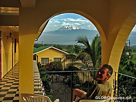 Postcard View to Kilimanjaro